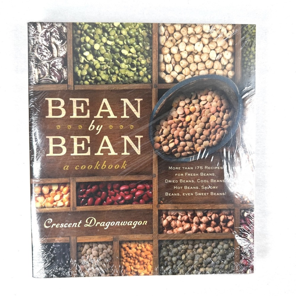 Bean by Bean: a Cookbook : by Crescent Dragonwagon / New / Sealed